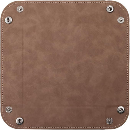 siduater Valet Tray Desktop Storage Organizer – Vegan Leather Catchall Bedside by siduater