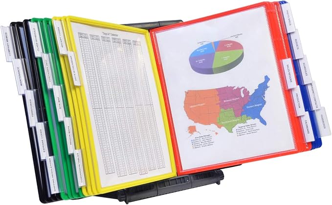 Ultimate Office AdjustaView 20-Pocket Desk Reference Organizer by UltimateOffice