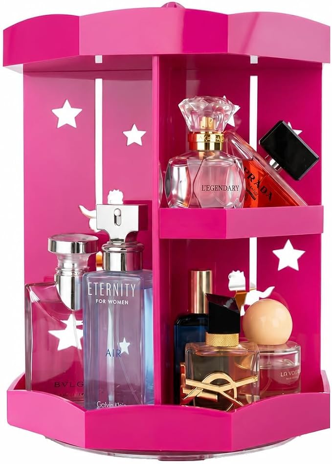 2-Tier Large-Capacity Storage for perfumes, Lipsticks&compacts.Smooth Silent by Unknown