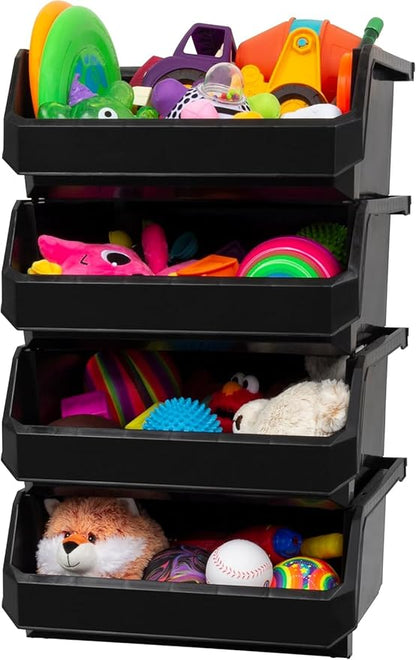 Plastic Containers for Organizing and Storage Bins for Closet, Garage or Pantry by Akro-Mils