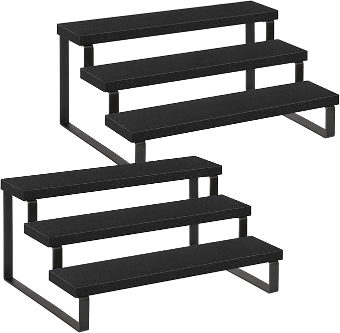 YINMIT Wooden Display Riser Stand, Tiered Perfume and Cologne Organizer Stand by YINMIT