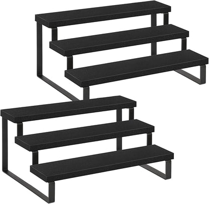 YINMIT Wooden Display Riser Stand, Tiered Perfume and Cologne Organizer Stand by YINMIT