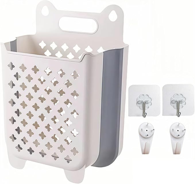 Wall Hanging Laundry Basket, Collapsible Hanging Laundry Hamper | Wall Hanging by TMQZLN