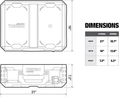 ToughBuilt – StackTech Lockable Tool Box, Modular Storage - Image 3