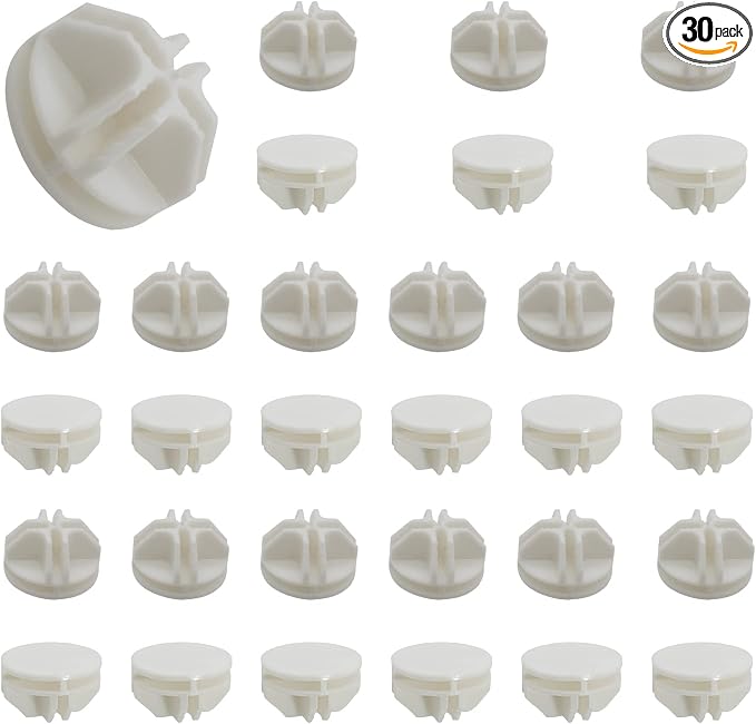 30Pcs Wire Cube Plastic Connectors White Plastic Grid Cube Organizer Connector by Moicstiy