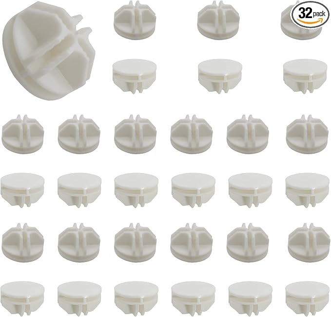 Bonsicoky 32 Pcs White Plastic Connector by Bonsicoky