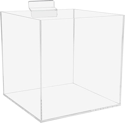 Marketing Holders 5 Inch Slatwall Retail Bin Clear Acrylic Merchandise Storage by MarketingHolders