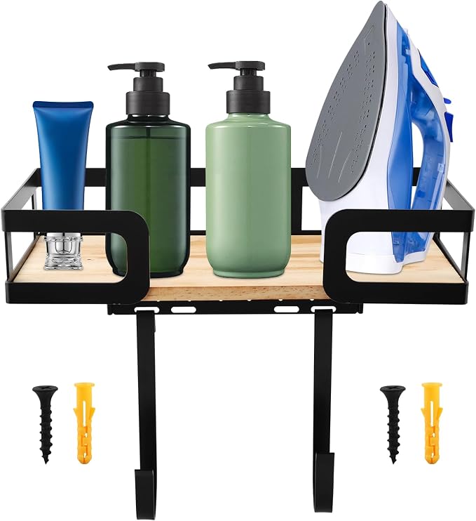 Ironing Board Holder Wall Mount, Metal Ironing Board Hanger - Image 2