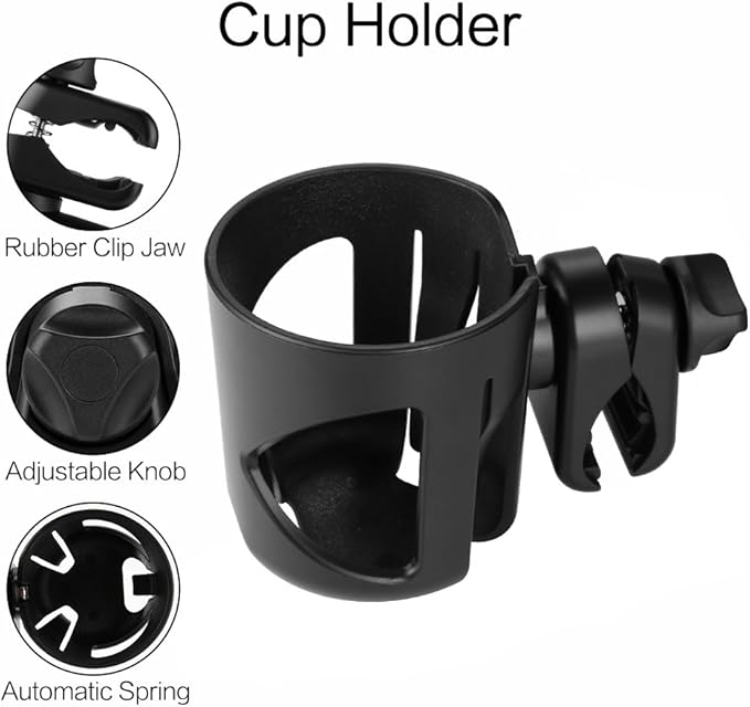 Accmor Stroller Cup Holder, Universal Cup Holder - Image 3