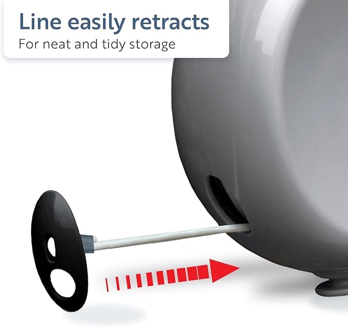 Minky Homecare Outdoor Retractable Clothesline - Image 8