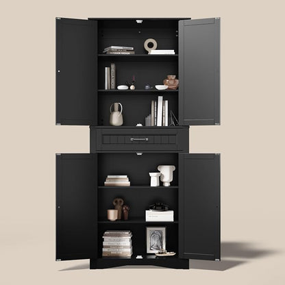Gizoon 71'' Kitchen Pantry Storage Cabinet, Freestanding Pantry Organizers and - Image 9
