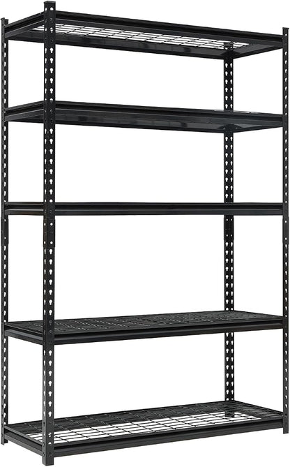 Heavy Duty 5-Tier Shelving Unit, 2500 LBS Capacity Storage Shelves by Unknown
