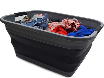 SAMMART 41L Collapsible Plastic Laundry Basket - Image 6