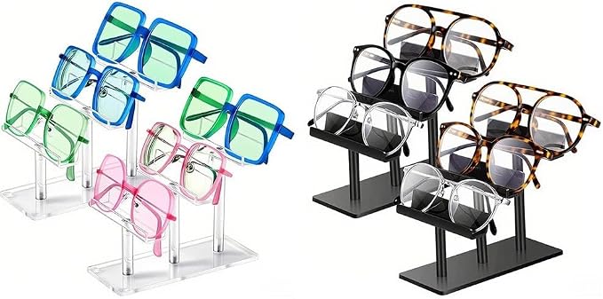 Set Of Two 3 Tier Acrylic Sunglasses Display Stands - Image 8
