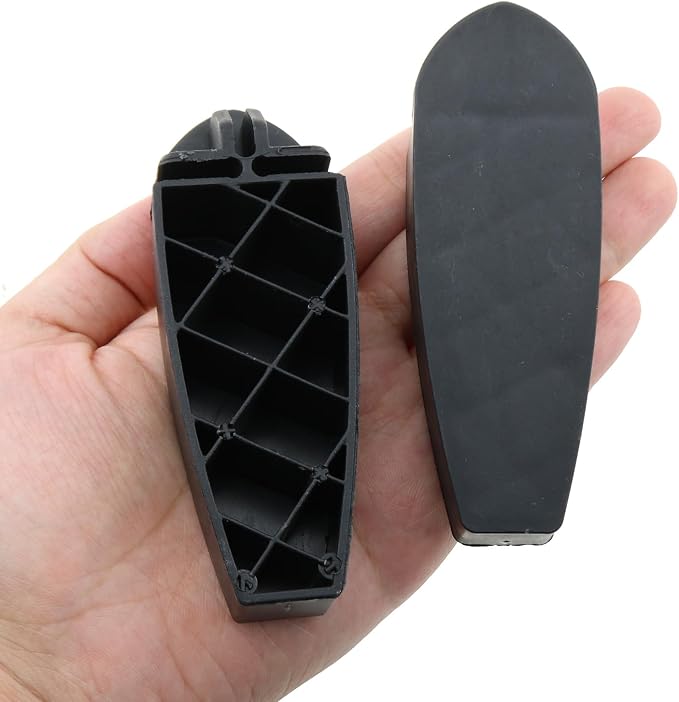 8PCS 100x35x25mm Wire Cube Organiser ABS Plastic Modular Shelf Connector Black - Image 4