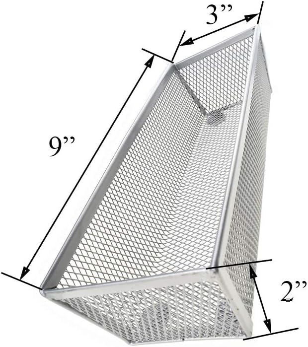 HAHIYO Stackable Mesh Tray Cup 9 x 3 x 2 inches Sturdy Container - Image 3