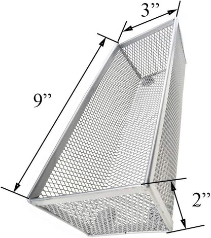 HAHIYO Stackable Mesh Tray Cup 9 x 3 x 2 inches Sturdy Container - Image 3