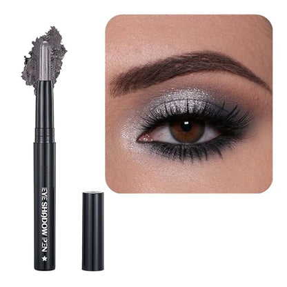Gray Eyeshadow Stick Makeup, Cream Shimmer Eye Shadow Pencil, Hypoallergenic by SAUBZEAN