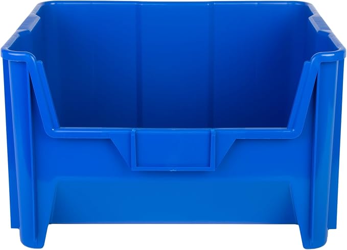 Hudson Exchange 20" x 15" x 12.5" Plastic Giant Stackable Hopper Bin Container - Image 4