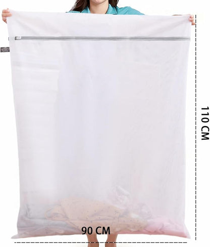 Kimmama Laundry Mesh Wash Bags, Extra Large Mesh Laundry Bag, 24 x 43" | - Image 2
