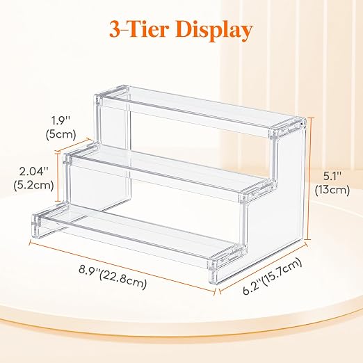 Lifewit Perfume Organizer, Cupcake Stand, Tool-Free Assembly, Plastic Display - Image 3