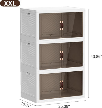 JOYMOOP Folding Storage Bins Organizer, 252 Quart Collapsible Storage Boxes - Image 4