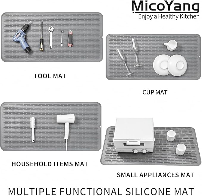Silicone Dish Drying Mat for Multiple Usage, Easy clean, Eco-friendly, - Image 4