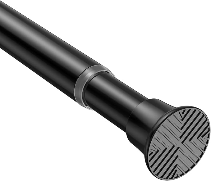 1Pcs Spring Tension Curtain Rod 31-62 Inch, 7/8" Diameter Tension Rod by HAOYUNTE