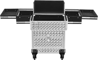 Professional Rolling Makeup Train Case by Unknown