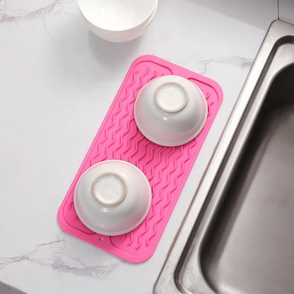 Silicone Dish Drying Mat for Multiple Usage, Easy clean, Eco-friendly, - Image 5