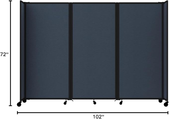 Versare Room Divider 360 Portable Wall Partition | Folding Panels | Large - Image 8