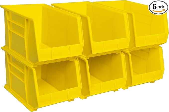 Akro-Mils 30260 AkroBins Plastic Storage Bins, Space-Saving Stackable Bins by Akro-Mils