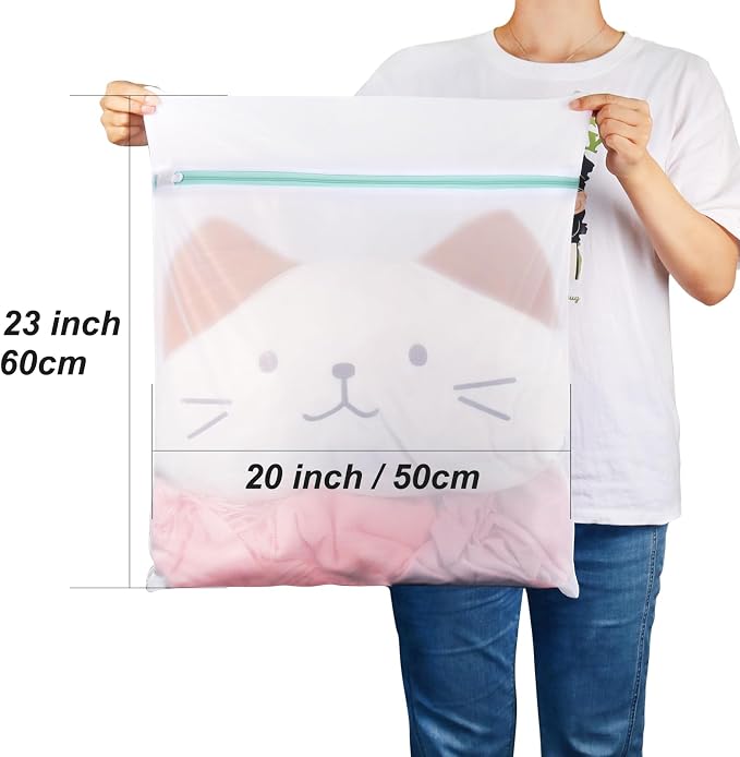 Tenn Well 3Pk 20x23" Mesh Laundry Bags Large Lingerie - Image 2