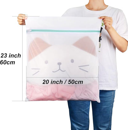 Tenn Well 3Pk 20x23" Mesh Laundry Bags Large Lingerie - Image 2