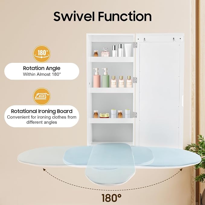 Wall-Mounted Ironing Board Cabinet - Image 2