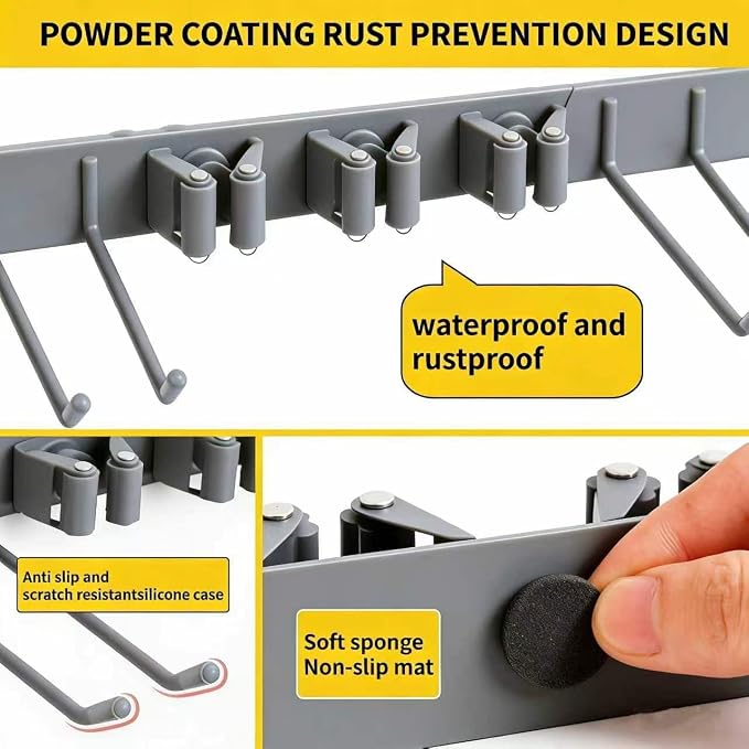 Over Door Tool Organizer, Heavy Duty Utility Rack - Image 5