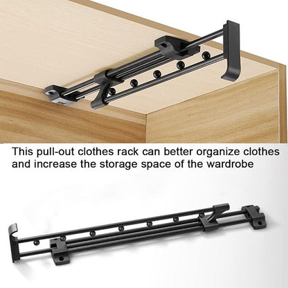 Heavy Duty Extendable Pull Out Closet Rod - Image 3