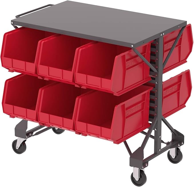 Akro-Mils 30260 AkroBins Plastic Storage Bins, Space-Saving Stackable Bins - Image 10