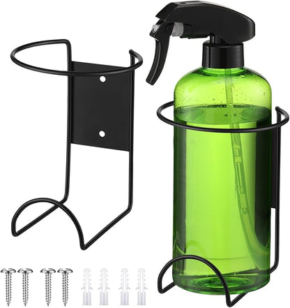 CroBlissful 2 Pcs Spray Bottle Holder Wall Mount Heavy Duty Spray Bottle Rack by CroBlissful