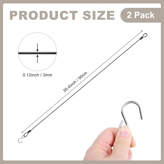 M METERXITY 2-Pack Bird Feeder Hanger - Image 3