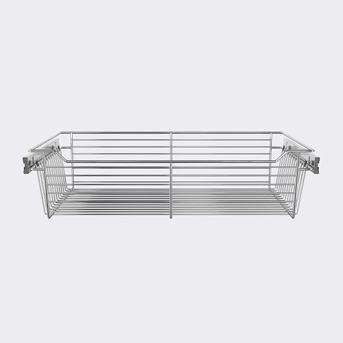 Classic 30" Closet Wire Basket in Chrome - Image 2