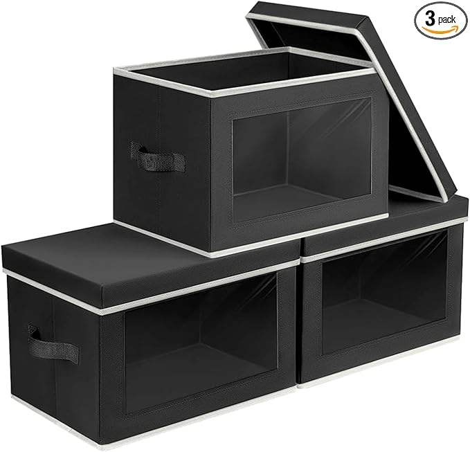 Homsorout Storage Bins with Lids by Homsorout