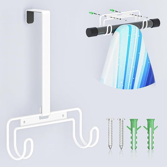 Over The Door & Wall Mount Ironing Board Hanger by WelcometotheXILIMEN