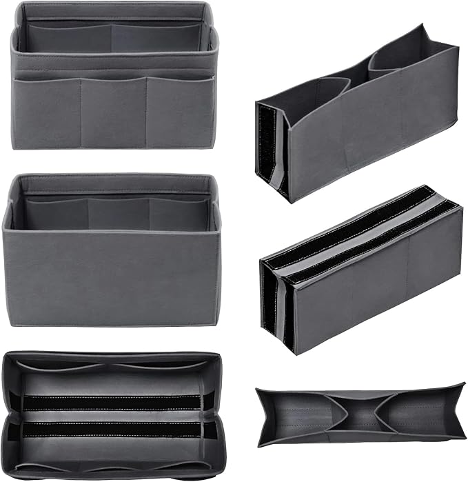 DailyPlus Purse Organizer Insert Felt Bag Organizer Handbag Organizer Insert - Image 3