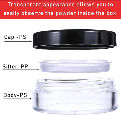 2PCS Travel Powder Container, 10ml/0.34oz Loose Powder Containers - Image 3