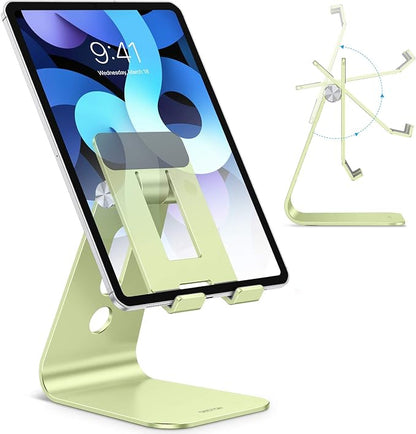OMOTON Adjustable Tablet Stand for Desk, Upgraded Longer Arms for Greater by OMOTON