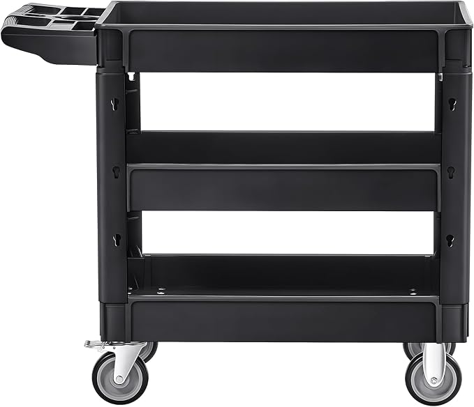 VEVOR Utility Cart, 3-Tier Plastic Service Cart - Image 10
