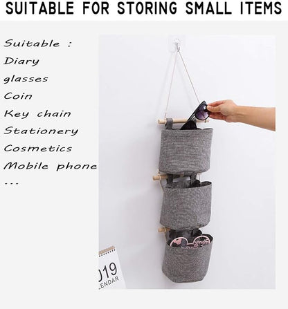 AARAINBOW 1 Pack Mini Cotton Linen Fabric Closet Detachable Foldable Washable - Image 3