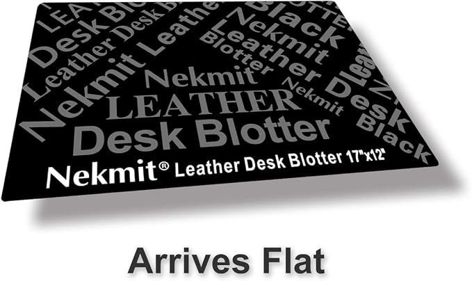 Nekmit Leather Desk Blotter Pad 17 x 12 Inches, Waterproof - Image 8