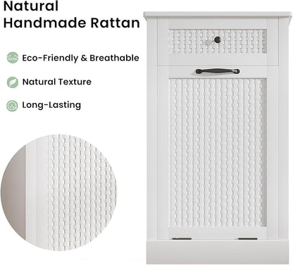 Tilt Out Laundry Hamper Cabinet, 10 Gallon Laundry Cabinet - Image 7